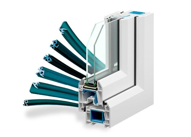 Sealer in PVC windows design