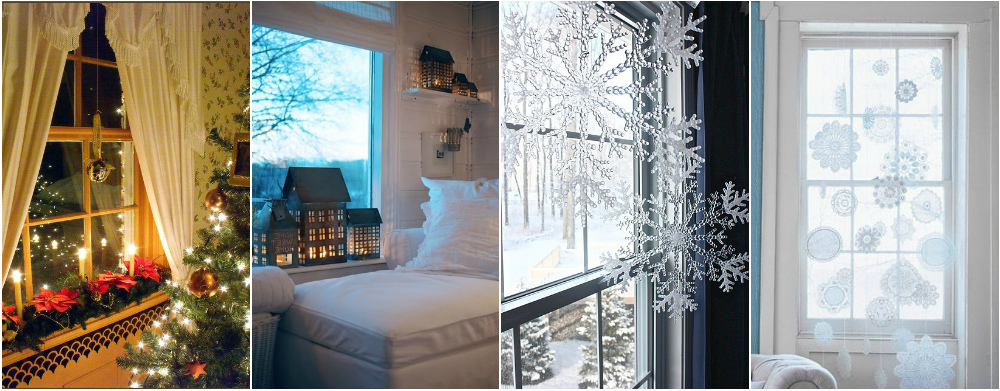 New Year Decorations For Your Windows Ecohouse Eg Decorating Windows For New Year You Will Create A Harmonious Whole With The Traditional Christmas