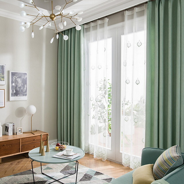 Green Textile Decor for Windows Green Textile Decor for Windows