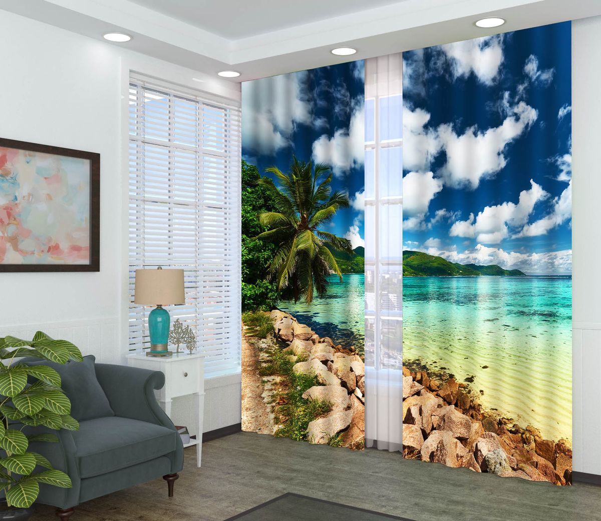 Photo Curtains: When a Window Becomes a Painting Photo Curtains: When a Window Becomes a Painting