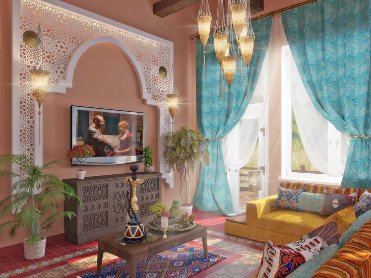Волшебство Востока: текстиль для окон в экзотическом интерьере Волшебство Востока: текстиль для окон в экзотическом интерьере
