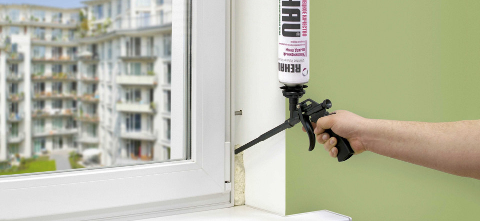 ٍٍSecret of sealed window: polyurethane foam ٍٍSecret of sealed window: polyurethane foam