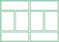 شباك4 درفة +2 جزءعلوى - 2 جزء سفلى