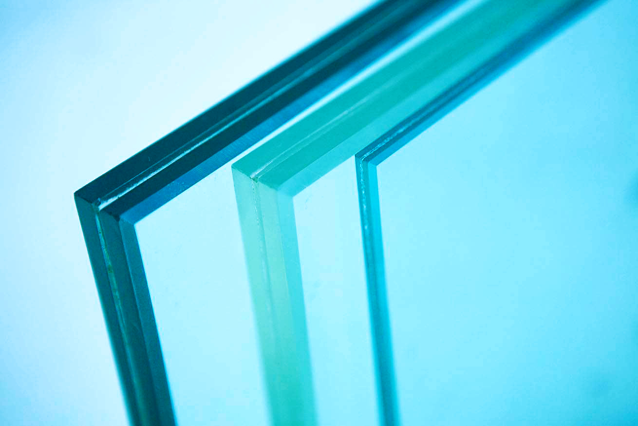 Use of triplex glass in a safe glazing.
