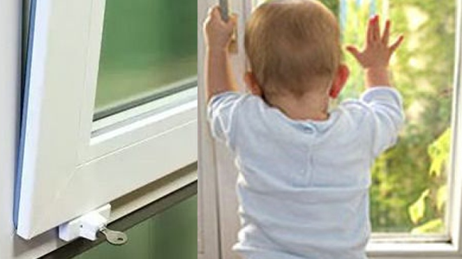 نوافذ PVC لحماية و سلامة الاطفال فى المنزل .