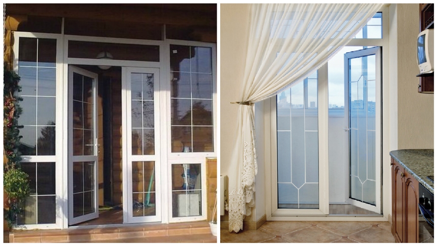 Types of PVC Balcony Doors: Double-sash Types of PVC Balcony Doors: Double-sash