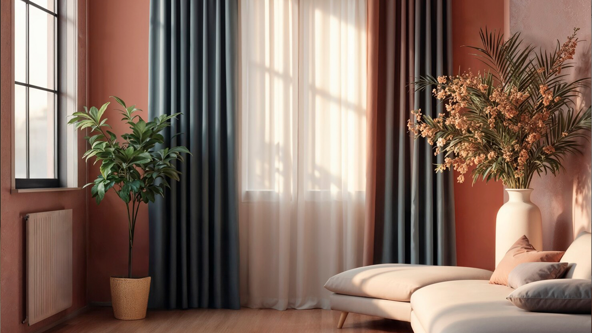 Curtain Colours for PVC Windows: Palette of Perfect Combinations Curtain Colours for PVC Windows: Palette of Perfect Combinations