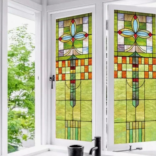 Stained‑glass PVC windows: the magic of colour in modern home Stained‑glass PVC windows: the magic of colour in modern home