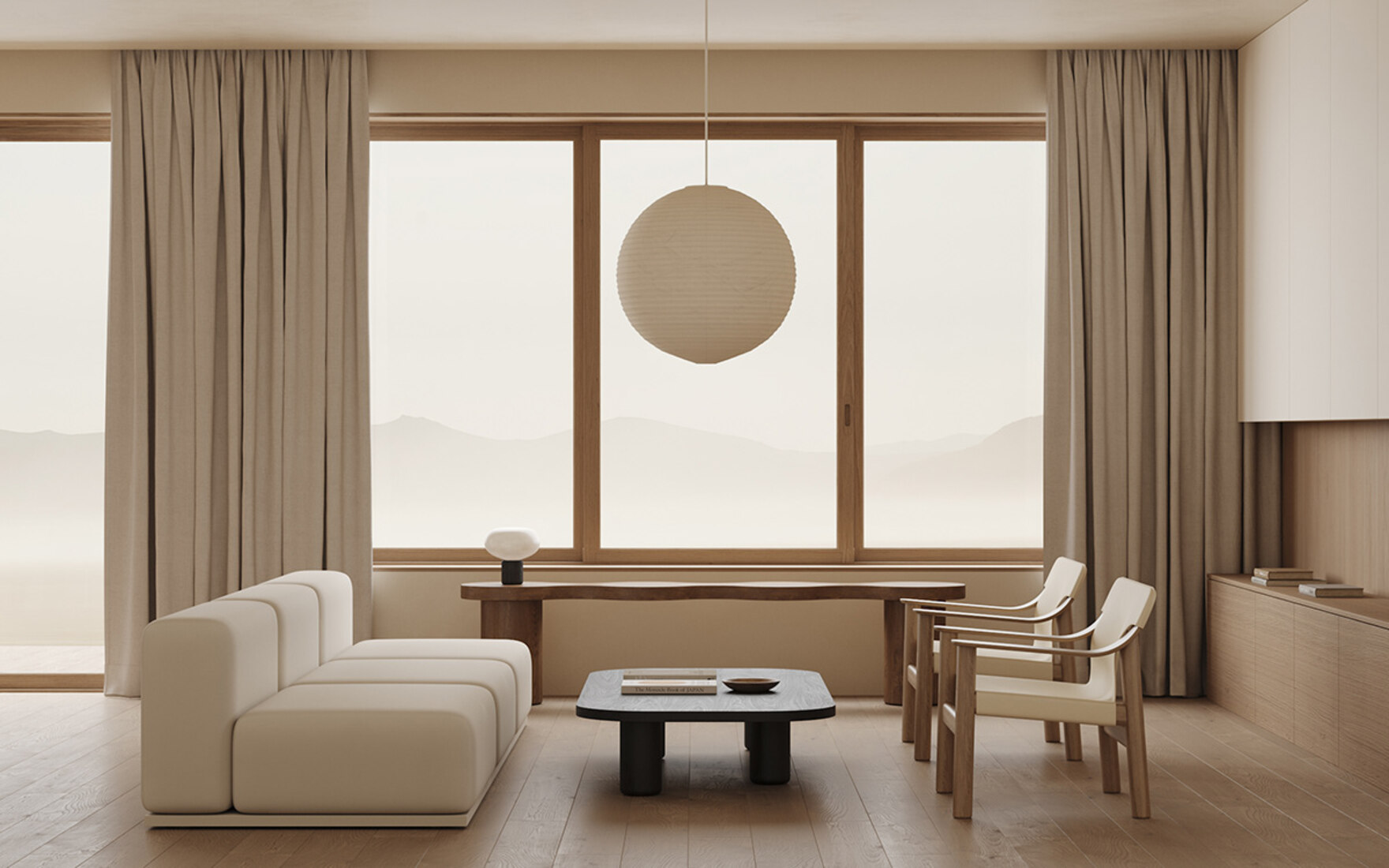 Restrained Harmony: Decorating PVC Windows in Japandi Style Restrained Harmony: Decorating PVC Windows in Japandi Style