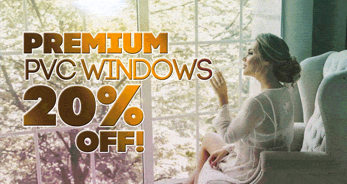 ONLY in OCTOBER 2019, get  20% DISCOUNT when ordering PREMIUM white PVC windows of any type and size ! The best quality profile and the best conditions when ordering!