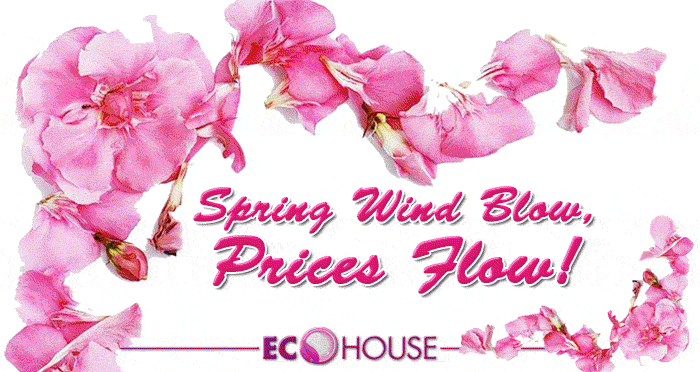 Spring Wind Blow, Prices Flow! Happy Sham El Nessim! Only three days 20% discount for all PVC windows designs. Order and pay 18th, 19th or 20th of April 2017.